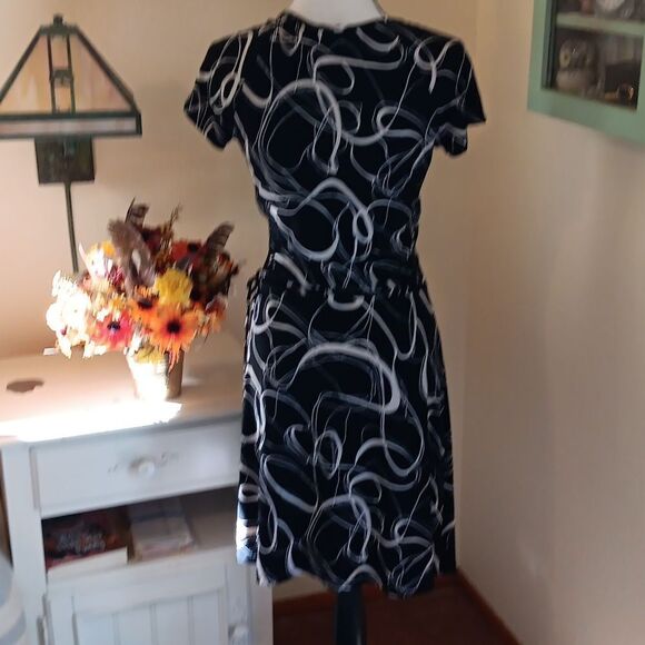 Blu Heaven Wrap Front Dress - Picture 6 of 10